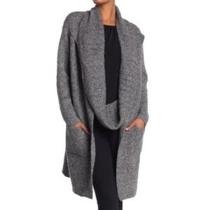 Vertigo Cowl Scraf Open Cardigan Charcoal XL